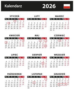 czas pracy w 2026 roku: 2008 godzin w 251 dni