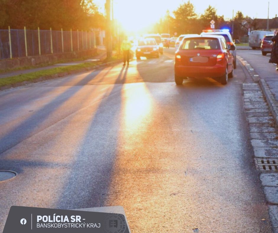 K nehode došlo na Tomašovskej ulici v Rimavskej Sobote.