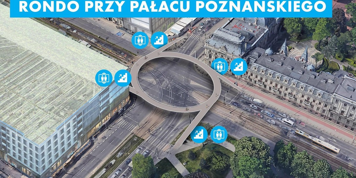 Czy przed pałacem Poznańskiego powstanie kładka ufo? Kosmiczne pomysły łódzkich urzędników 