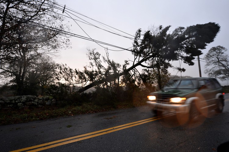 Krajobraz po przejściu cyklonu Sandy w USA