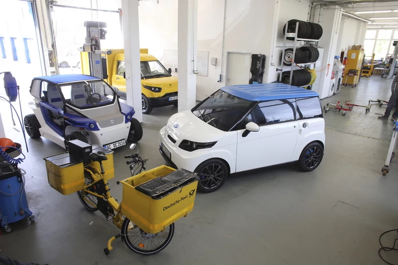 Firma Streetscooter, jeszcze przed przejęciem przez Deutsche Post opracowywała pojazdy elektryczne