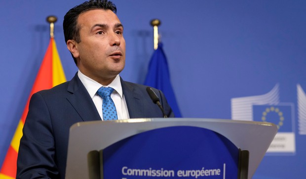 Zoran Zaev 20191016 epa olivier hoslet brussels Di017676483