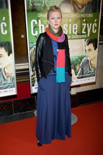 Karolina Piechota na premierze 'Chce się żyć'