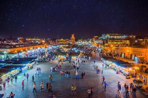 Jemaa El Fna, Marrakesz, Maroko