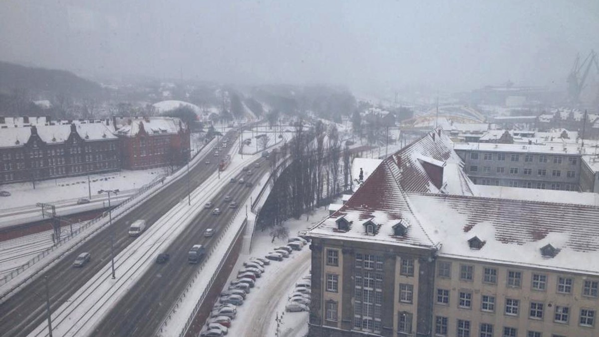 Gdańsk: zima atakuje!