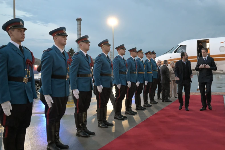 Ministar Đurić dočekao predsednika Kipra na beogradskom aerodromu
