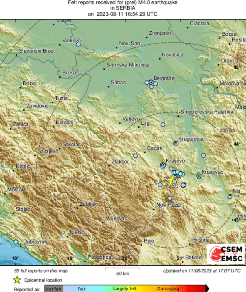 Zemljotres Kraljevo 1