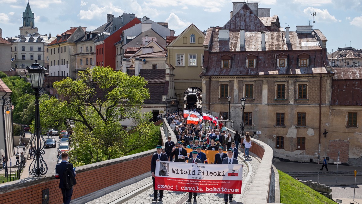 Lublin: Marszu ku pamięci Witolda Pileckiego przeszedł przez miasto