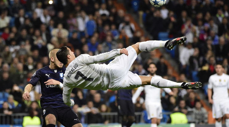 Ronaldónak minden bejött az Espanyol ellen / Fotó: AFP