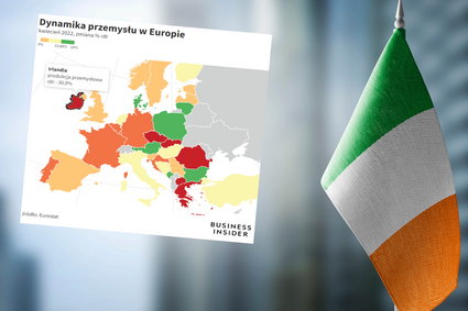 Nagła zapaść europejskiego tygrysa. Oto z czego wynika spadek w przemyśle Irlandii