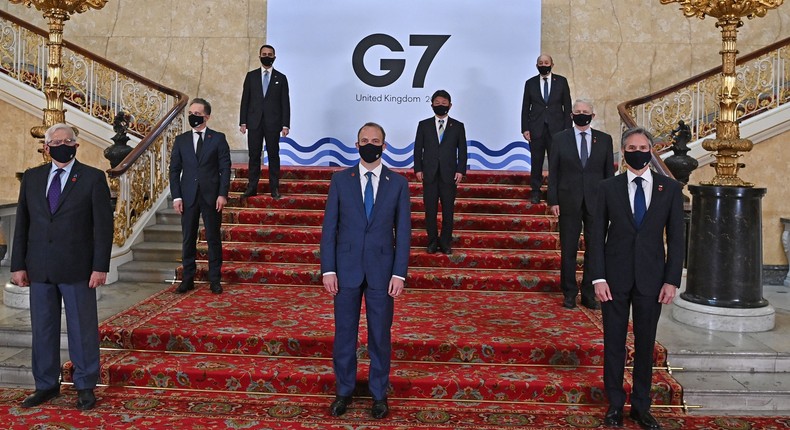 G7 foreign ministers.
