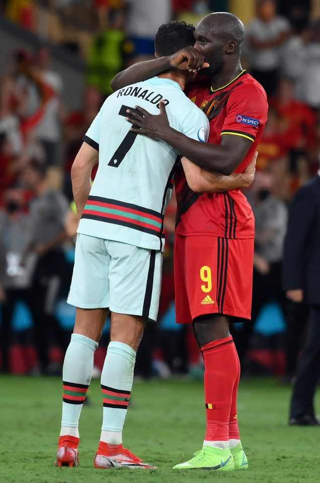 Belgia - Portugalia. Piękne obrazki po meczu z Cristiano ...
