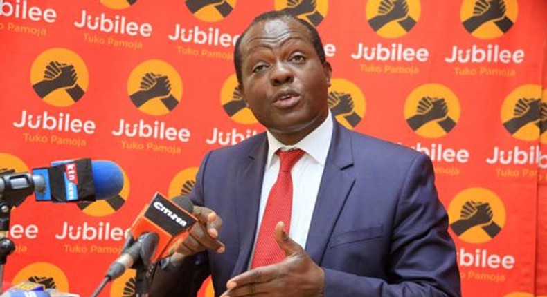 Raphael Tuju's team falsified documents - Jubilee Deputy Secretary General Caleb Kositany