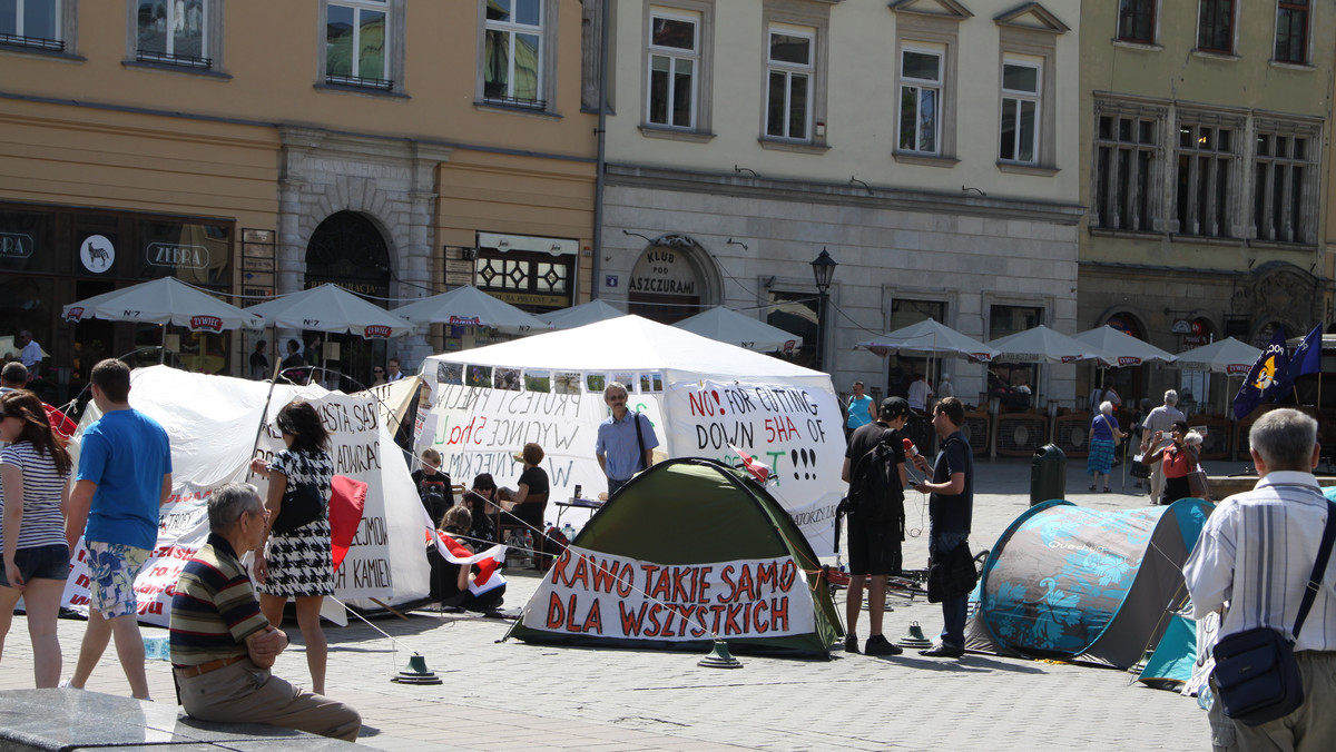 Protest Rynek Główny.FOT. Jacek Krawczyk/Onet