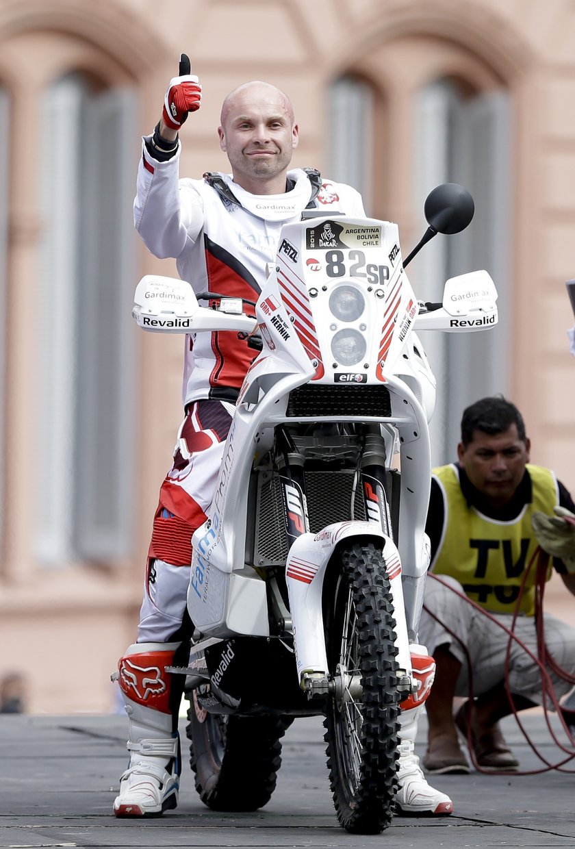 Rocznica śmierci Michała Hernika. Motocyklista zginął na Rajdzie Dakar w 2015 roku