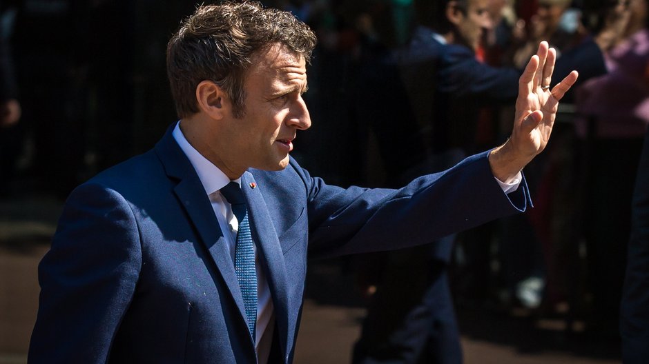 Prezydent Emmanuel Macron