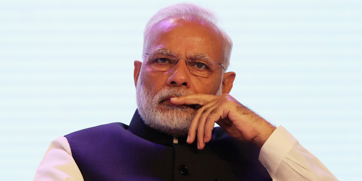 Premier Indii Narendra Modi.