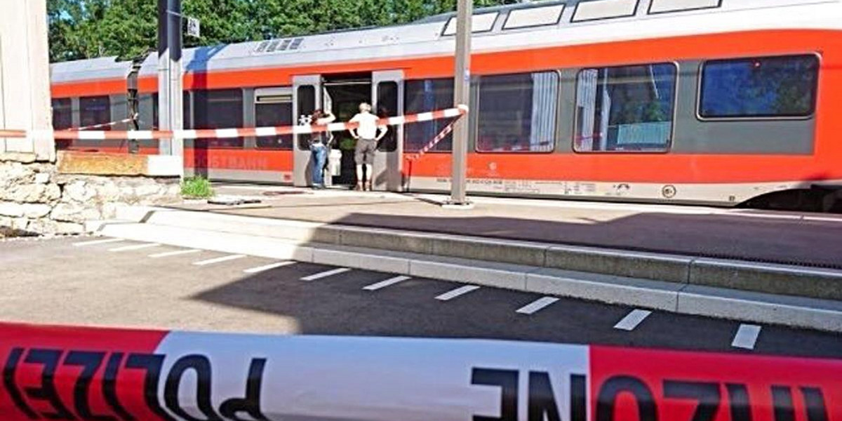 Atak w pociągu w Szwajcarii