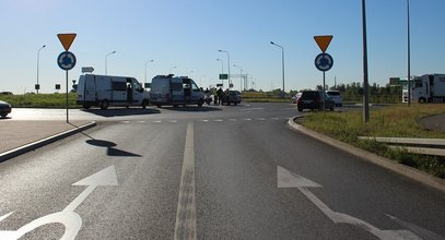 Niebezpieczne zderzenie. Najbardziej ucierpiał motocyklista