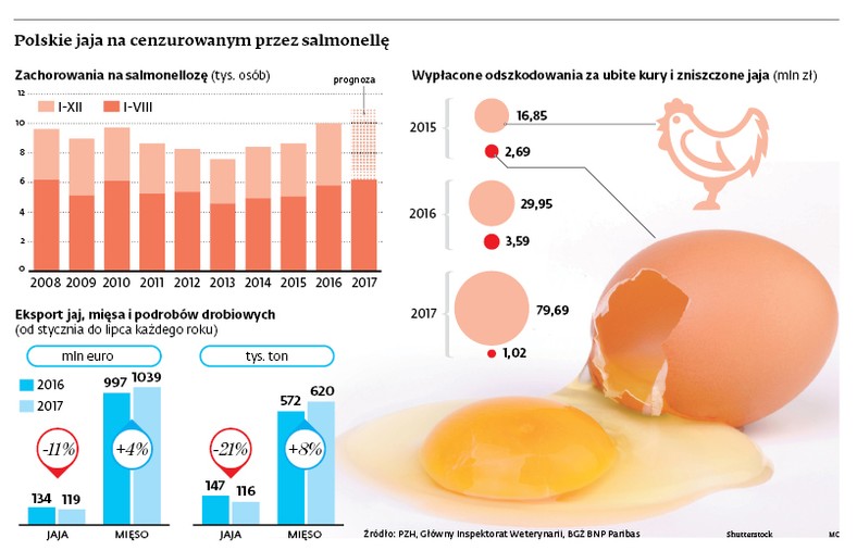 Polskie jaja na cenzurowanym przez salmonellę