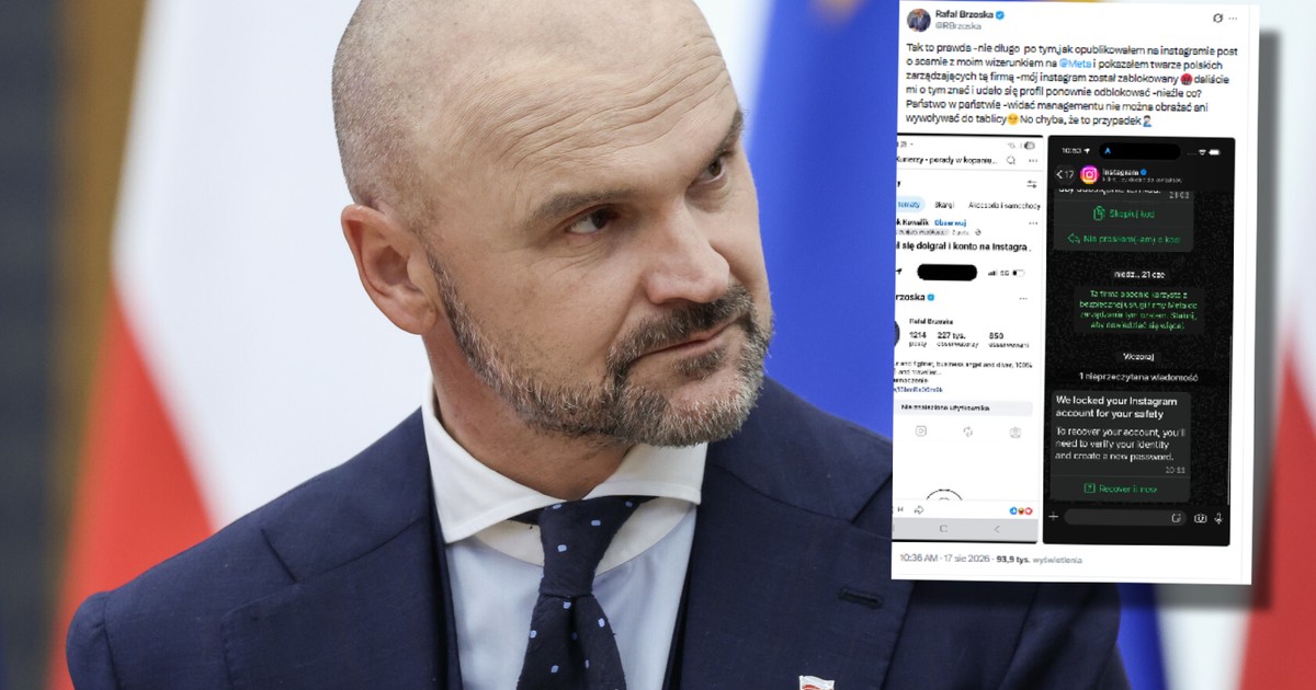 Ciąg dalszy sprawy Rafała Brzoski. Gigant zablokował mu konto