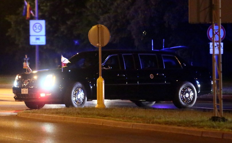 Limuzyna z prezydentem Stanów Zjednoczonych Barackiem Obamą