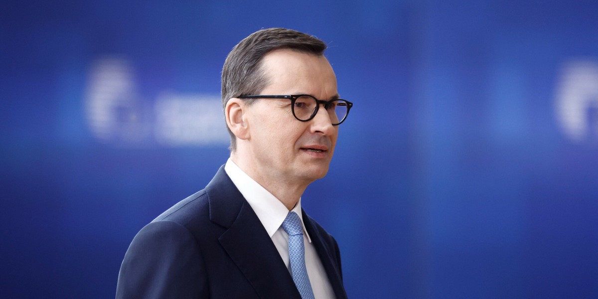 Premier Mateusz Morawiecki.