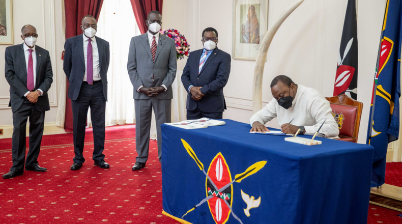 Uhuru signs controversial Political Parties Bill into law