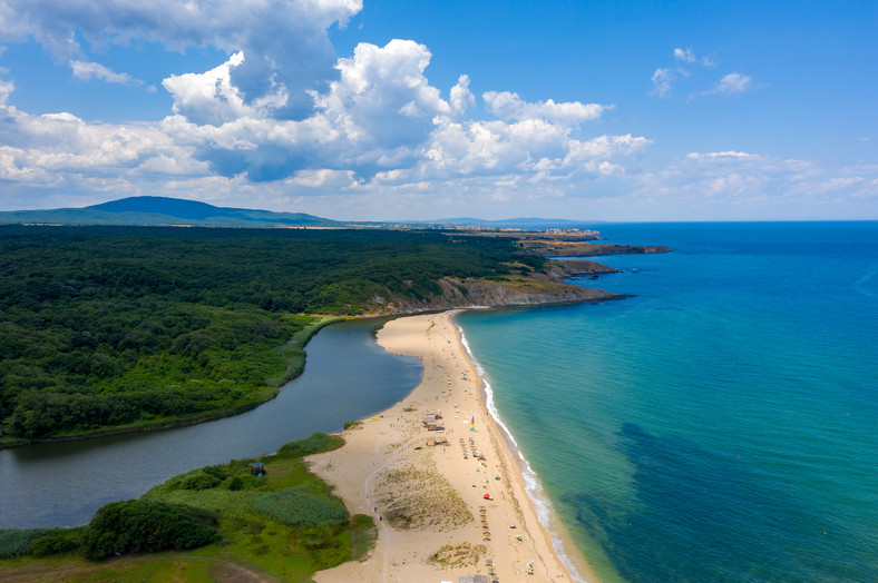 Ujście rzeki Veleka do morza, Sinemorec, Bułgaria