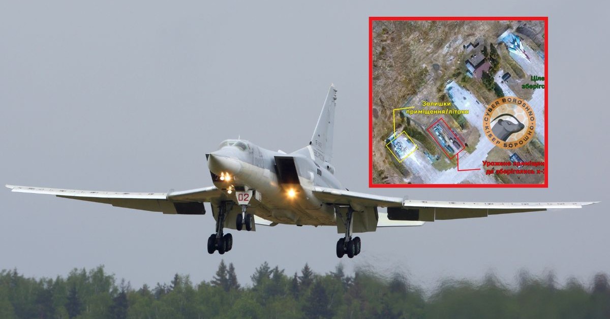 Ukraina zniszczyła Rosjanom bombowiec Tu-22M3 za ponad 100 mln dolarów. Są zdjęcia satelitarne
