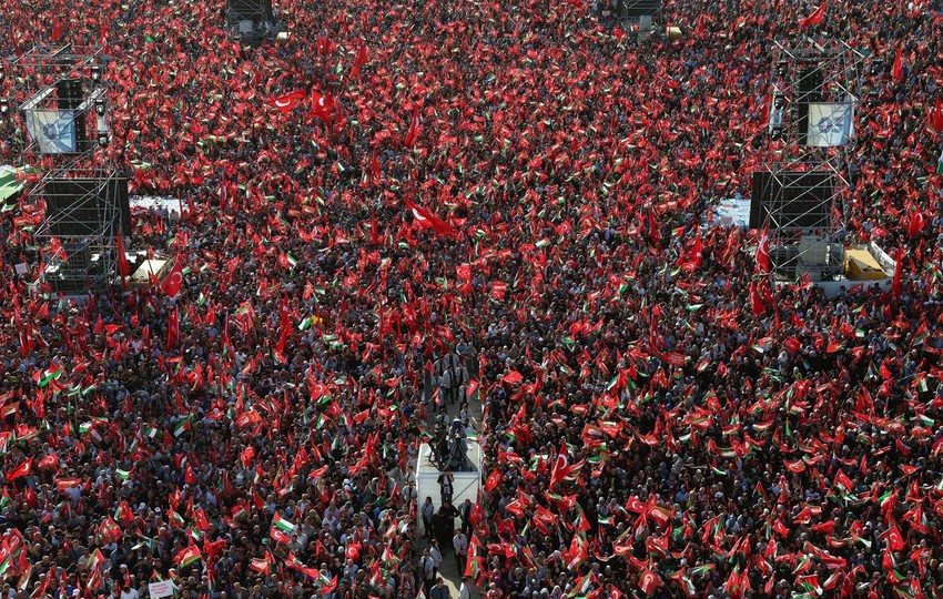 Miting podrške Palestini u Turskoj