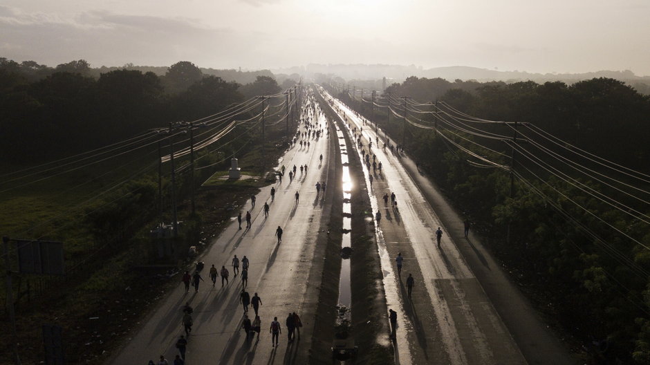 W Panamie wcześniej dochodziło już do blokad drogowych związanych z protestami (zdjęcie z 20 lipca 2022 r.)