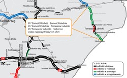 Droga S17 z Warszawy na Ukrainę w budowie. Robotnicy mogą rozgrzewać sprzęt