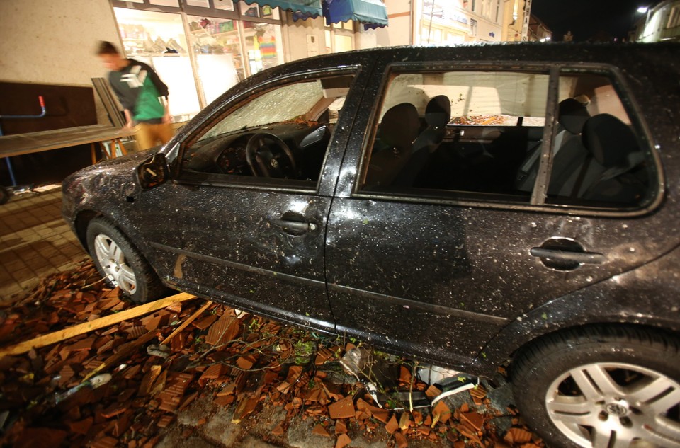 GERMANY WEATHER STORM (Heavy storm cuases damages in northern Germany)