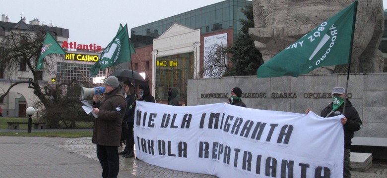 ONR manifestował w Opolu. Niska frekwencja