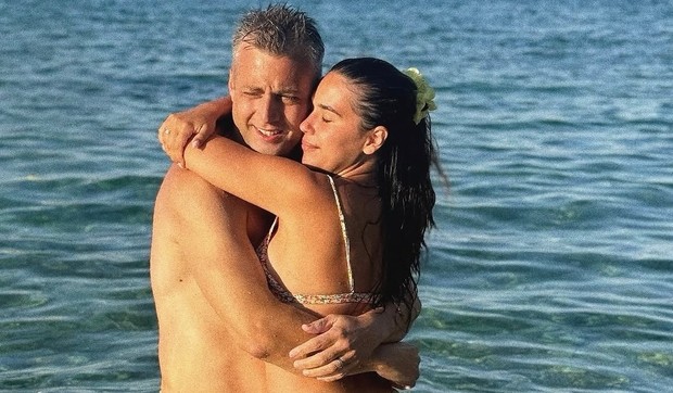 Bojan Vasković sa ženom 