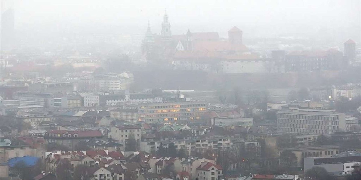 Toksyczny smog nad miastem