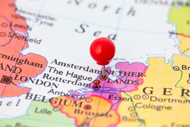 Holandia, Niderlandy, mapa, Amsterdam