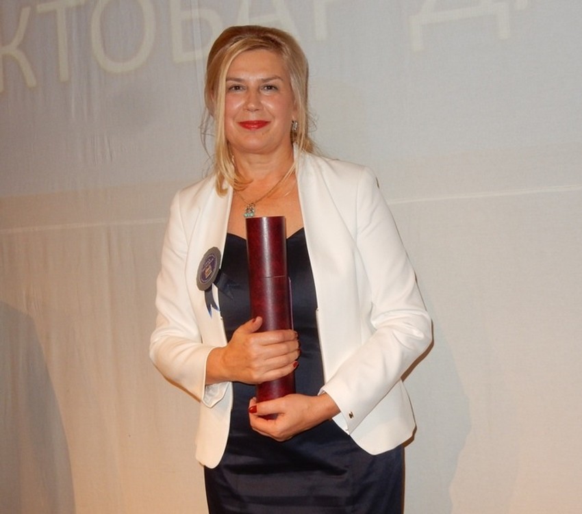 Branislava Kostić sa Oktobraskom nagradom