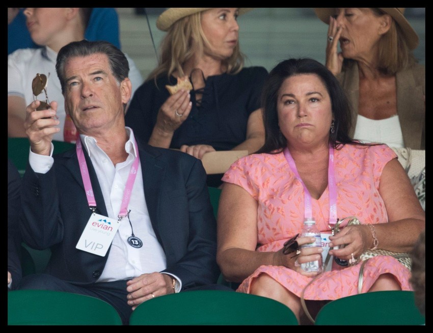 Pirs Brosnan i Kili Šej Smit na Vimbldonu