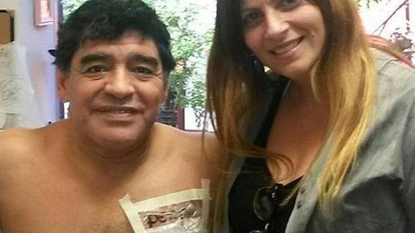 Diego Maradona zrobił sobie nowy tatuaż! "Suka" - to dla mojej partnerki!