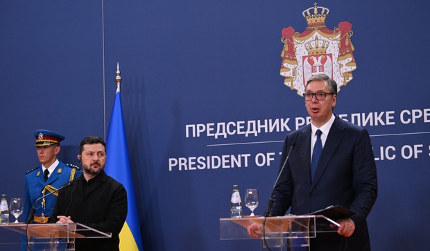 Obraćanje Vučića i Zelenskog