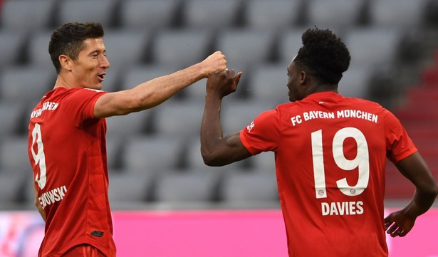 Robert Lewandowski i Alphonso Davies