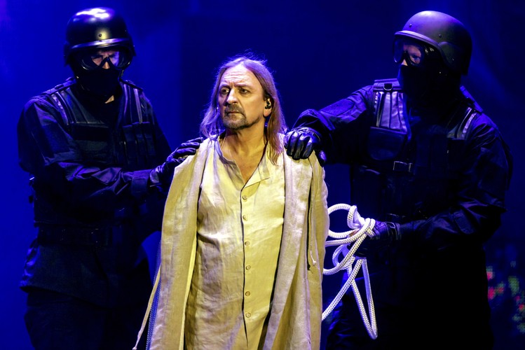 Marek Piekarczyk w musicalu 'Jesus Christ Superstar'