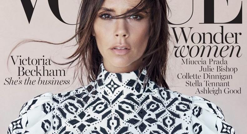 Victoria Beckham covers Vogue Australia August 2015 issue