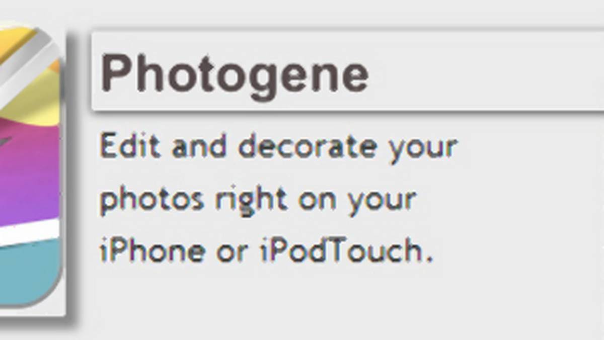 iPhone OS: Photogene  - test aplikacji do edycji zdjęć w smartfonie