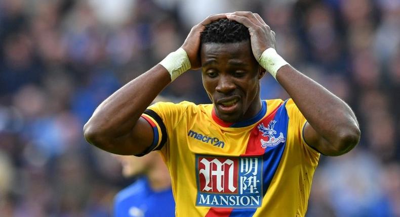 Crystal Palace's Ivorian-born English striker Wilfried Zaha has swapped his international allegiance from England to the Ivory Coast