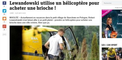 Wypominają Lewandowskiemu, że po bułki lata helikopterem!