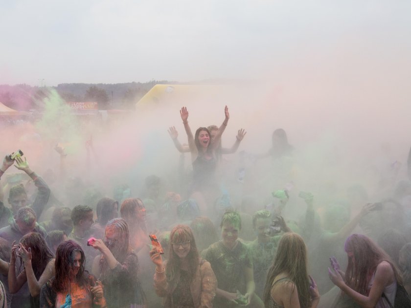 Festiwal kolorów w Łodzi