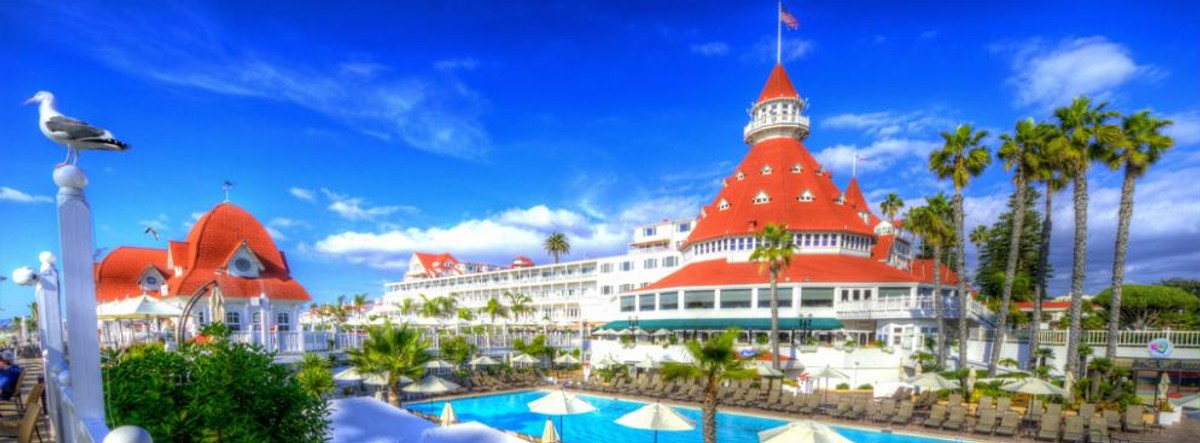 Hotel Del Coronado w San Diego
